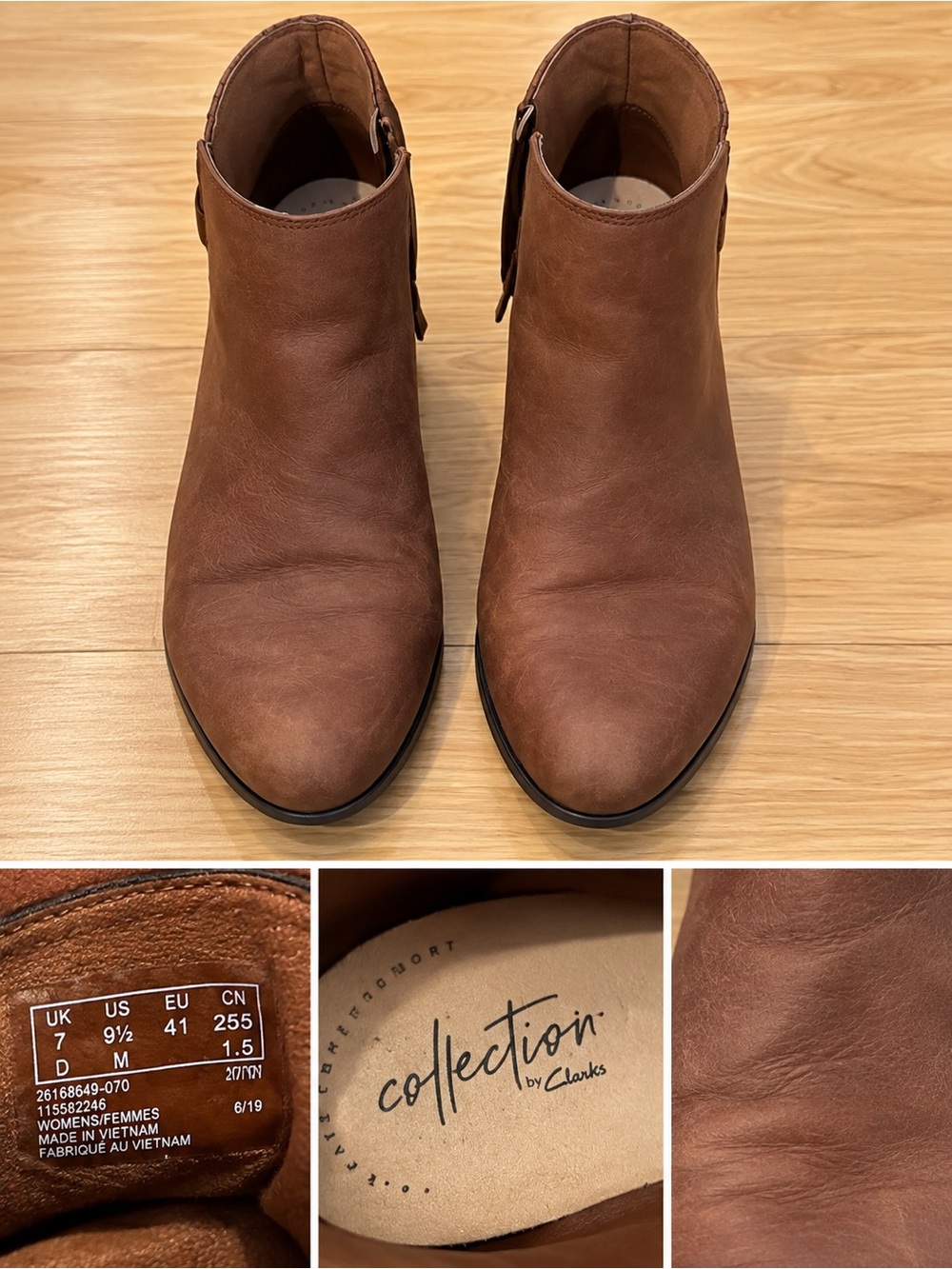 Collection B Men's Chestnut Brown Leather Chukka Boots